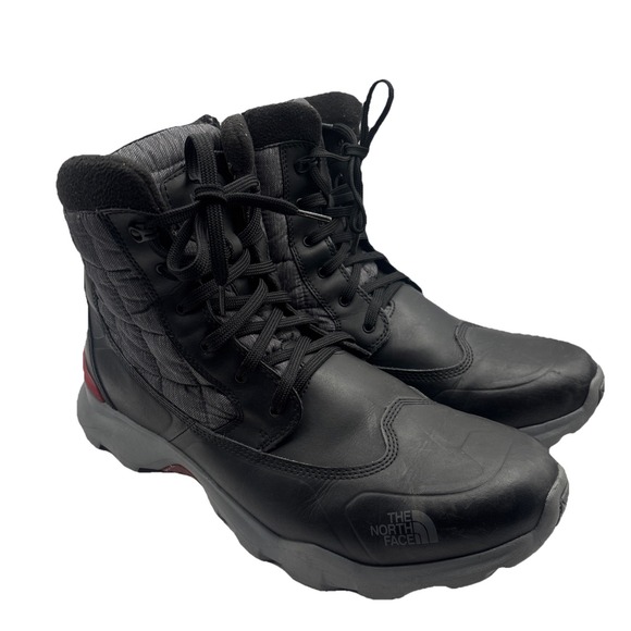 THE NORTH FACE Thermoball PRIMALOFT UTILITY Winter Puffer Quilted Boots Mens 14‎ - Picture 1 of 9